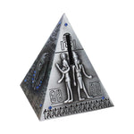 tirelire pyramide argent