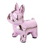 Tirelire Bouledogue rose