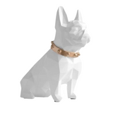 Tirelire Bouledogue Design blanc