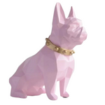 Tirelire Bouledogue Design rose