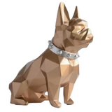 Tirelire Bouledogue Design or