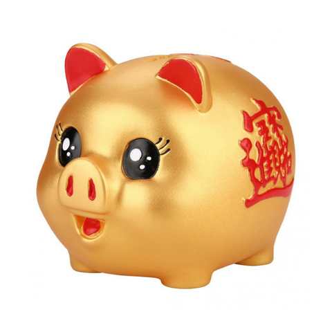 Tirelire Cochon Chinois Porte Bonheur