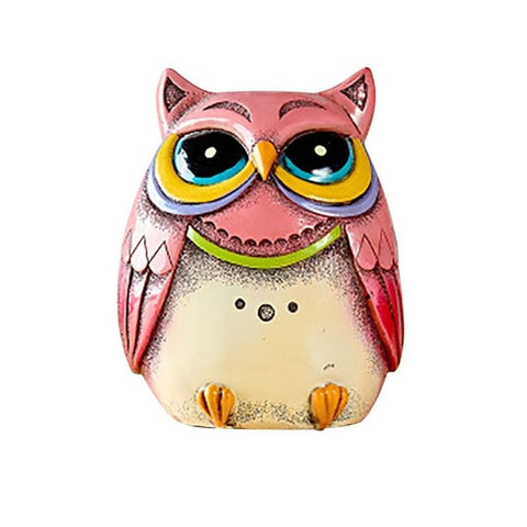 Tirelire Hibou rose