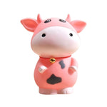 tirelire vache rose