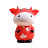 tirelire vache rouge