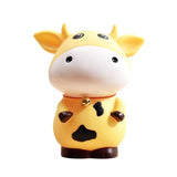 tirelire vache jaune