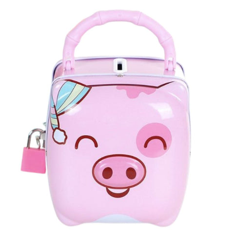 Tirelire Valise Cochon