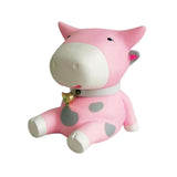 tirelire vache rigolote rose